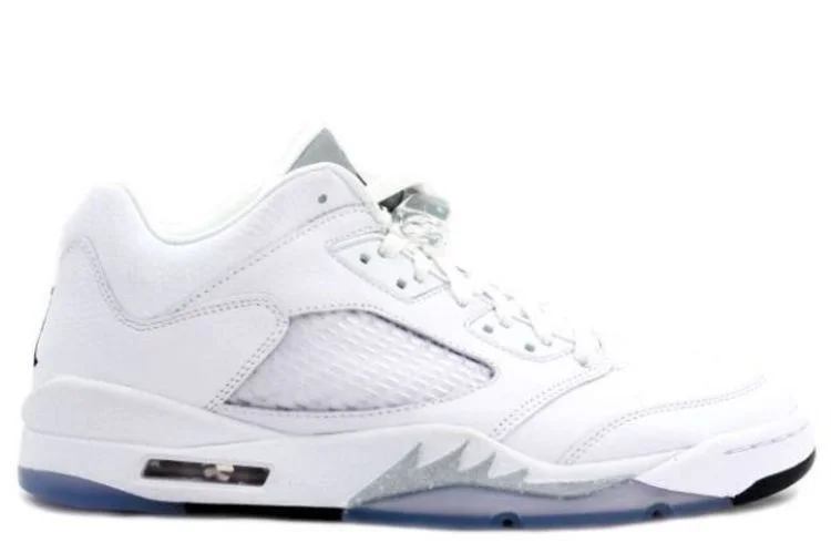 Кроссовки Wmns Air Jordan 5 Retro Low 'White Metallic' 2006