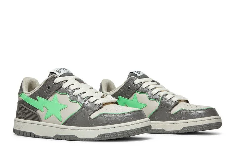 Krossovki-BAPE-Sk8-Sta-Grey-Green-7