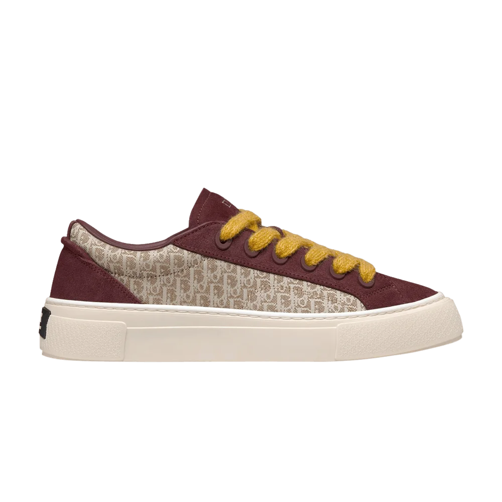 Krossovki-Dior-B33-Dior-Oblique-Beige-Burgundy