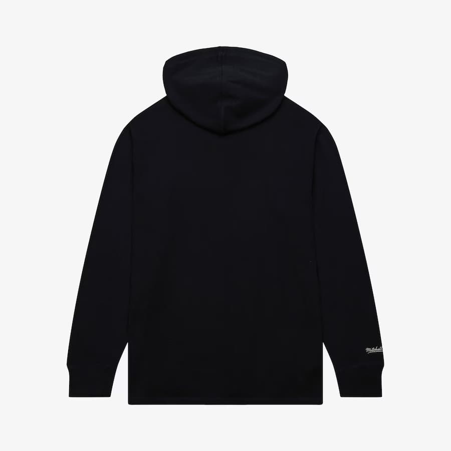 Худи Mitchell & Ness Black Chicago Blackhawks Thermal Lightweight Pullover Hoodie