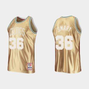 Boston-Celtics-36-Marcus-Smart-75th-Anniversary-Gold-HWC-Limited-Jersey-300x300