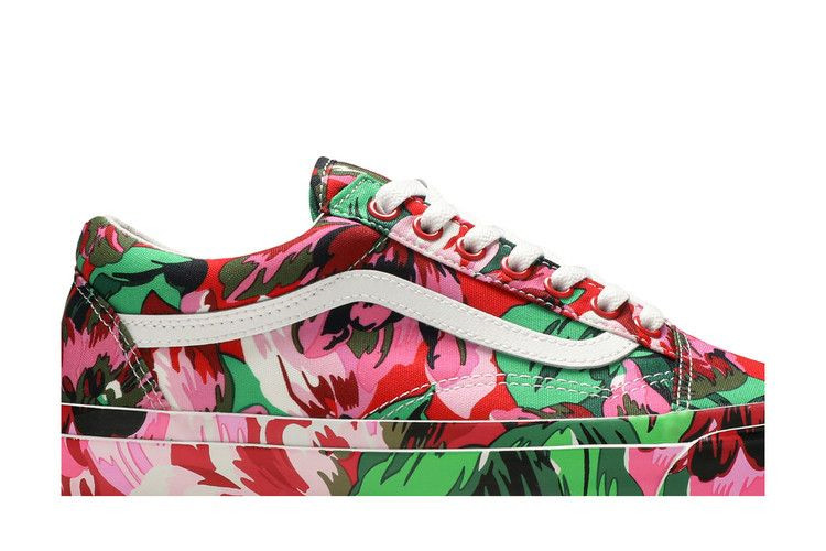 Кроссовки Vans Kenzo x OG Old Skool LX 'Floral Red'