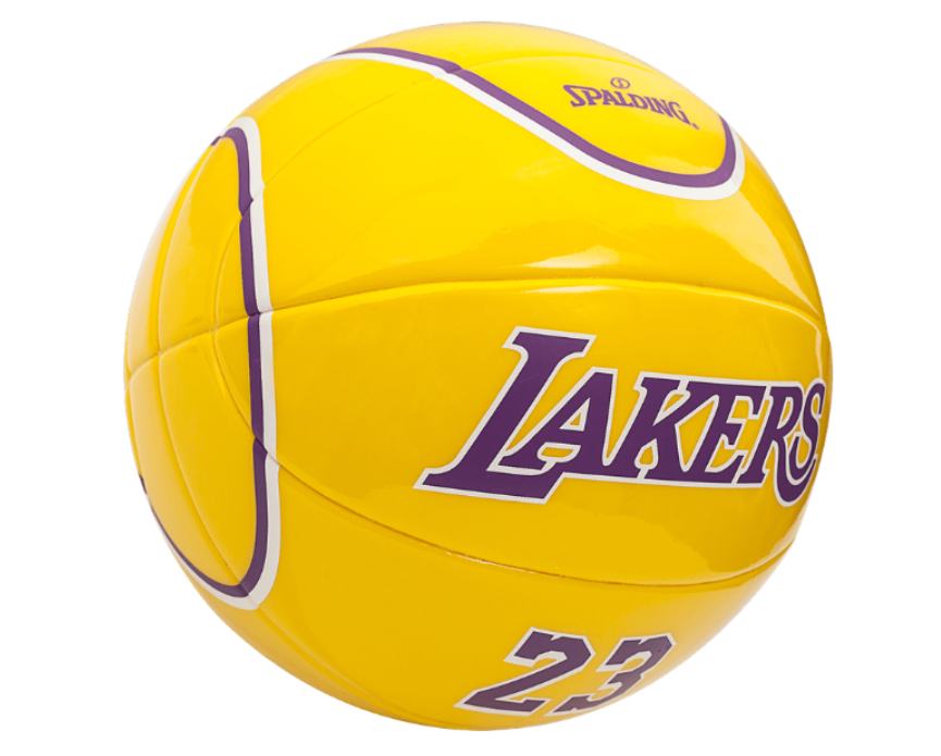 Коллекционный мяч 2020 Spalding NBA LA Lakers James 23 Ball