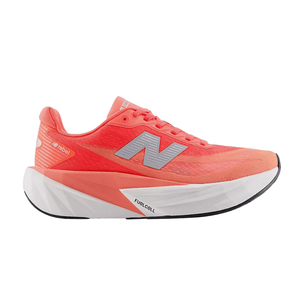 Кроссовки New Balance Wmns Fuelcell Rebel v5 Wide 'White Orange'