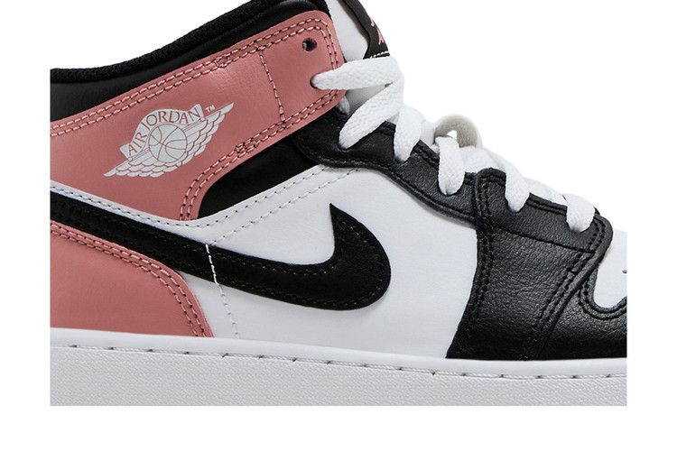 Кроссовки Air Jordan 1 Mid GS 'Rust Pink'