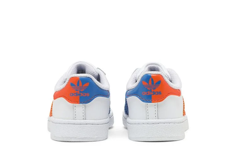 Кроссовки Adidas Superstar Infant 'White Orange'