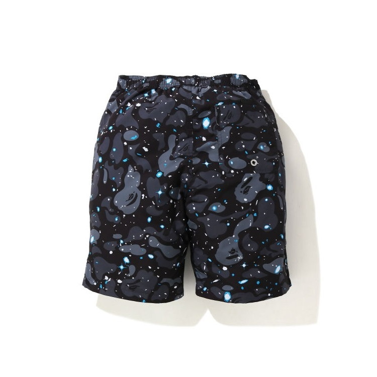 Спортивные шорты BAPE Space Camo Beach Shorts (SS20) Black