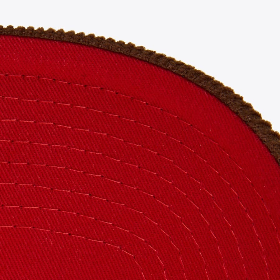 Бейсболка Mitchell & Ness Denim Brown Chicago Blackhawks Corduroy D-Stressed Pro Snapback Hat