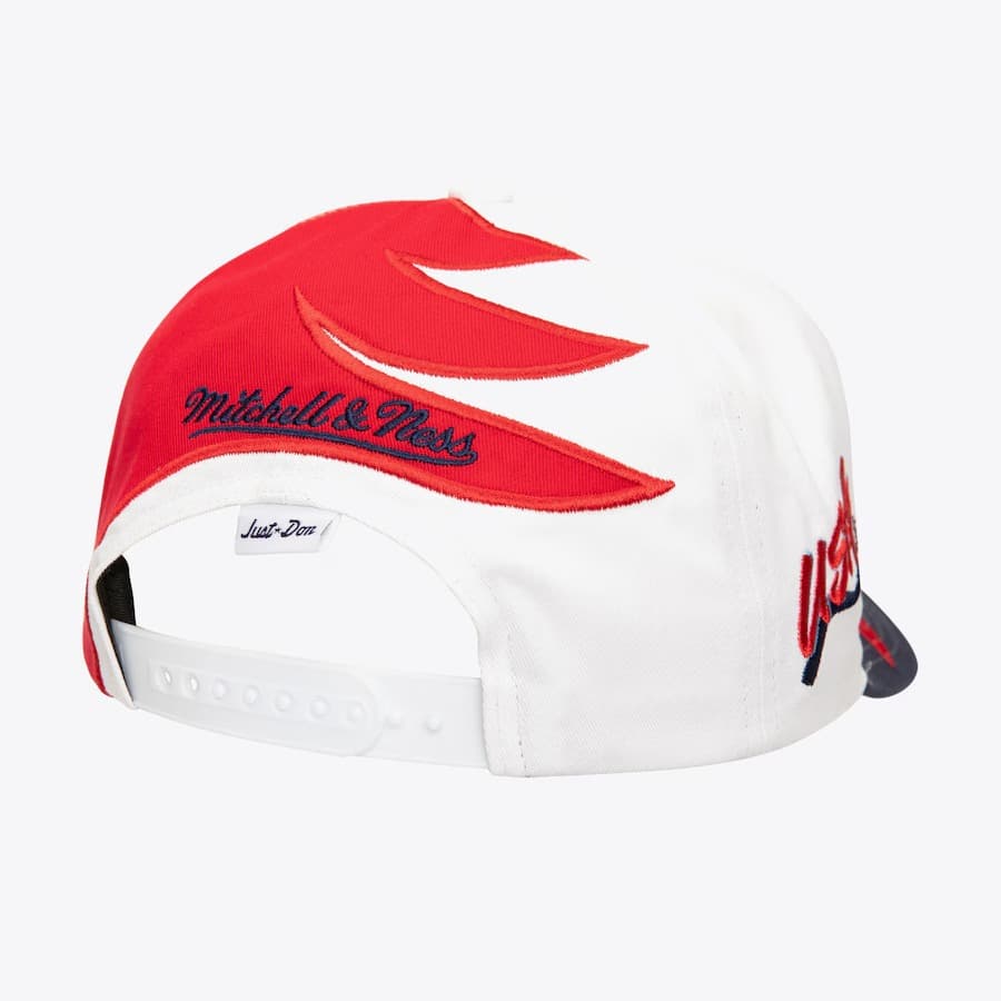 Бейсболка Mitchell & Ness White Team USA Just Don Dream Team Pro Crown Snapback Hat