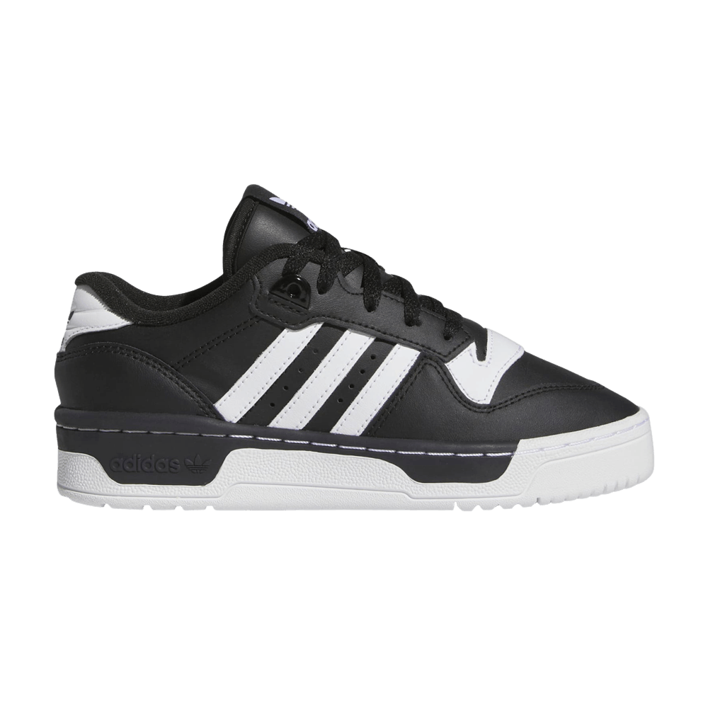Кроссовки Adidas Rivalry Low J 'Black White'