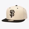 Mitchell-Ness-Cream-Black-San-Francisco-Giants-Logo-Snapback-Hat-100x100