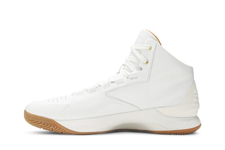 Кроссовки Under Armour Curry 1 Lux Mid Leather 'White Gum'