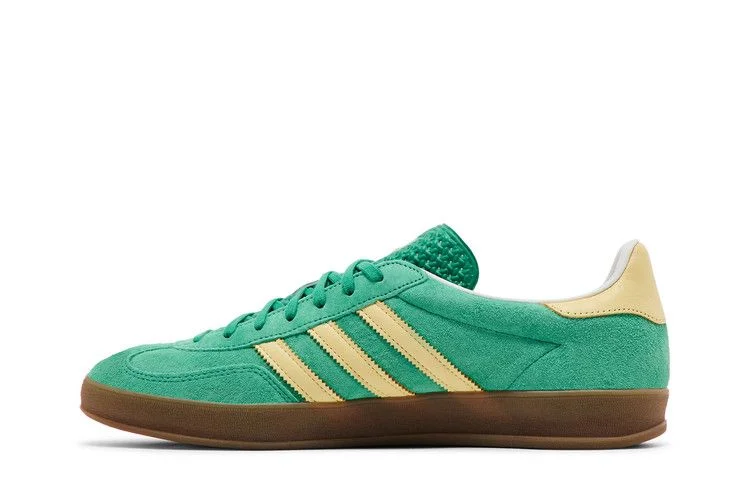 Кроссовки adidas Gazelle Indoor 'Semi Court Green Almost Yellow'