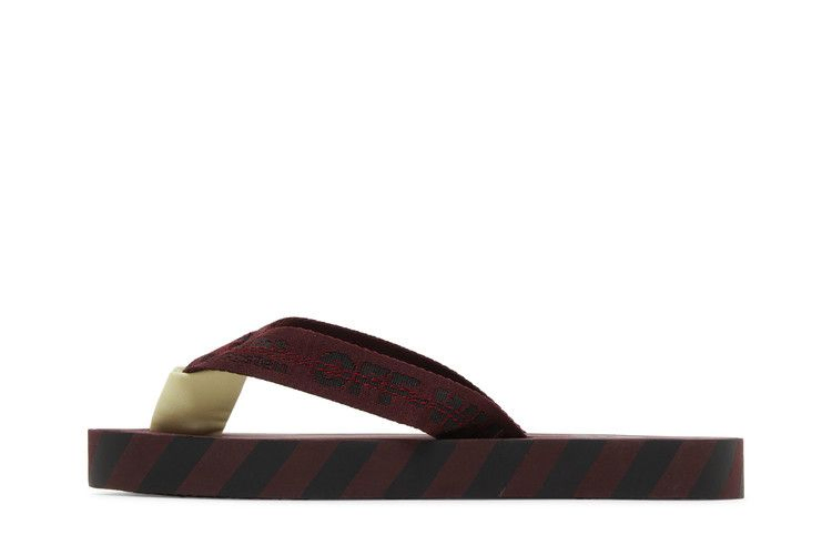 Кроссовки Off-White Flip Flops 'Graphic Print - Burgundy'