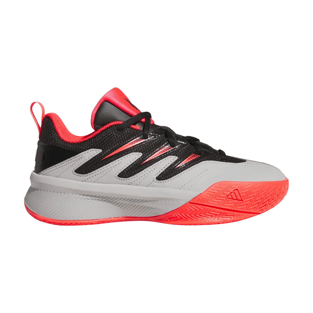 Кроссовки adidas Dame Certified 3 Low J 'Black Lucid Red Grey'