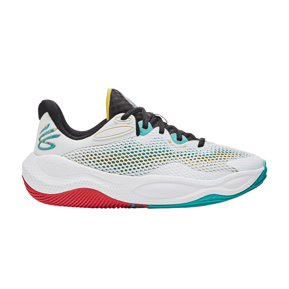 Кроссовки Under Armour Curry Splash 24 AP 'White Cool Pink Belt Blue'