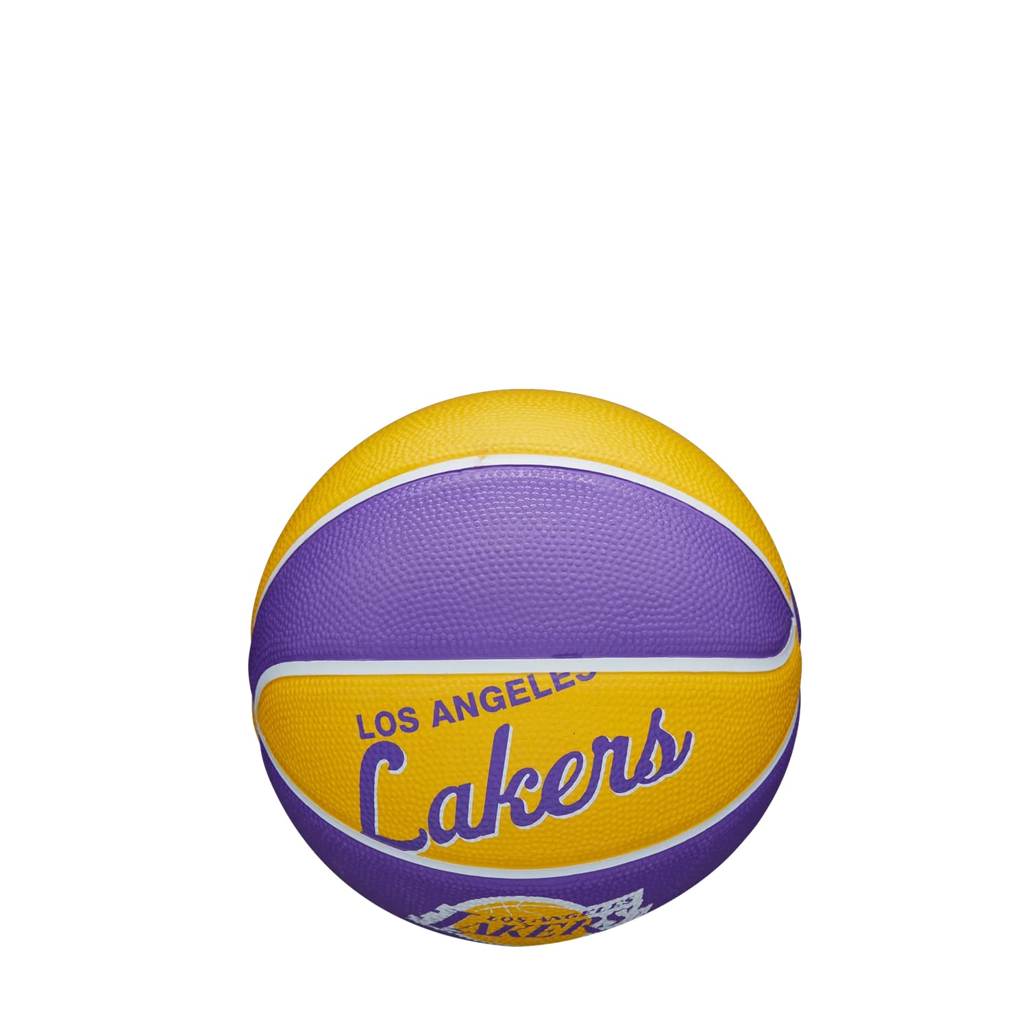 Wilson Los Angeles Lakers Team Logo Retro Mini NBA Basketball