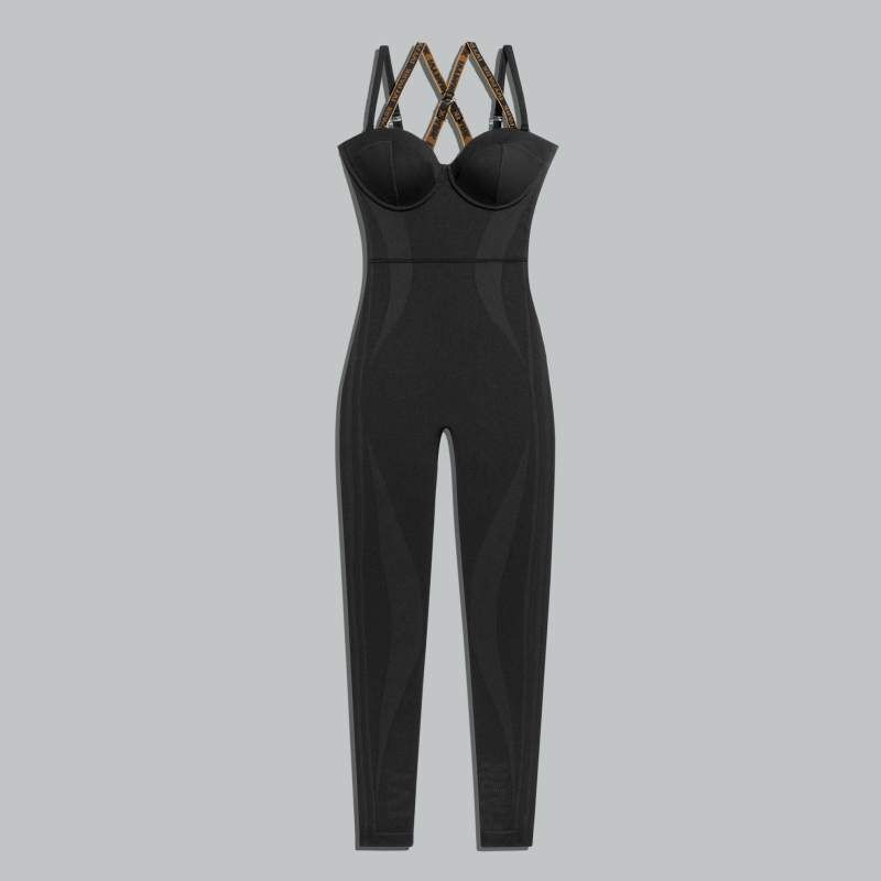 Комбинезон adidas Ivy Park Knit Catsuit Black