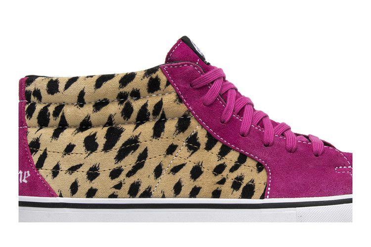 Кроссовки Supreme x Vans Sk8-Mid Pro 'Cheetah Velvet'
