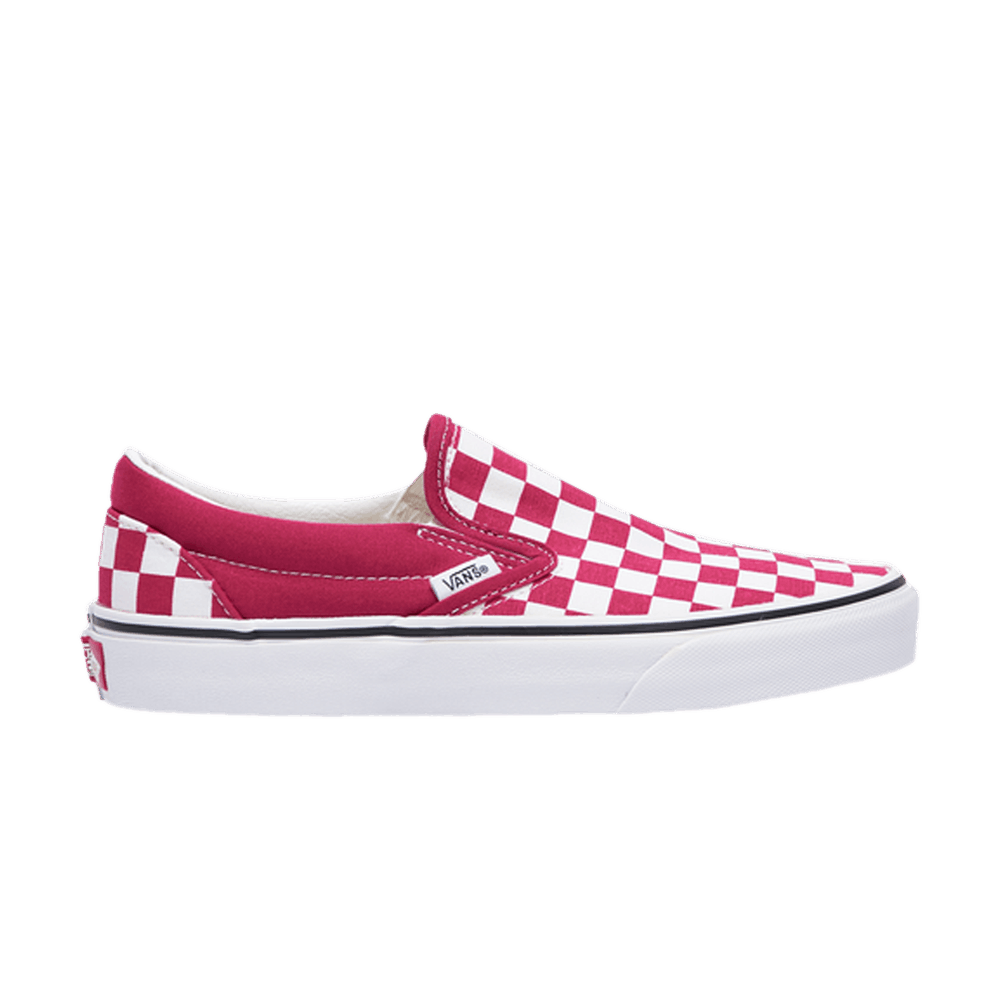 Vans Classic Slip-On 'Checkerboard - Cerise'