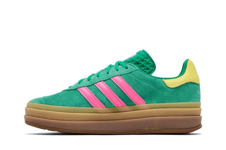 Кроссовки adidas Wmns Gazelle Bold 'Court Green Lucid Pink'