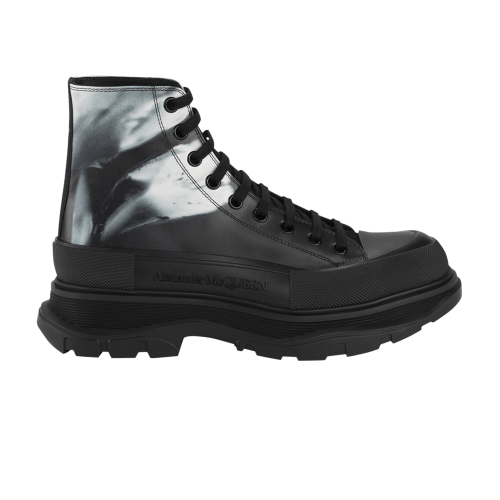 Кроссовки Alexander McQueen Tread Slick Boot 'Solarised Flower - Black'
