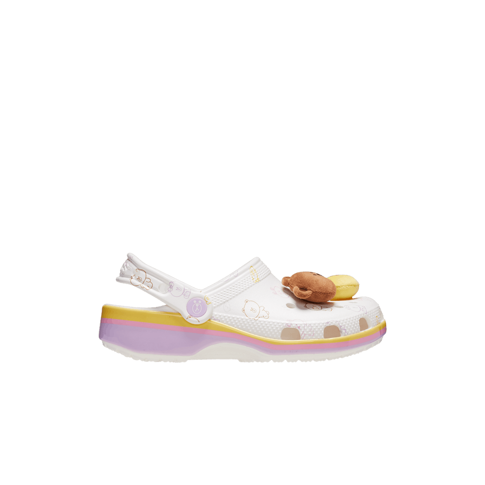 Кроссовки Crocs Line Friends x Classic Clog Toddler 'Brown & Friends'