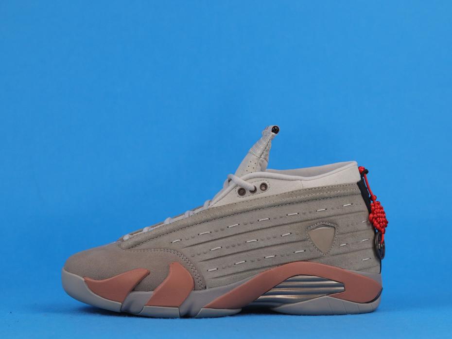 Кроссовки CLOT x Air Jordan 14 Retro Low Sepia Stone