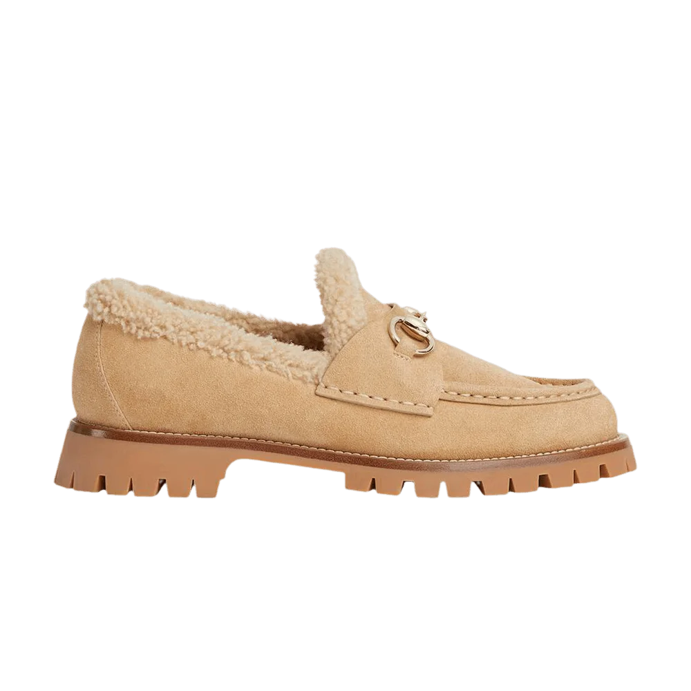 Кроссовки Gucci Wmns Horsebit Loafer 'Beige'