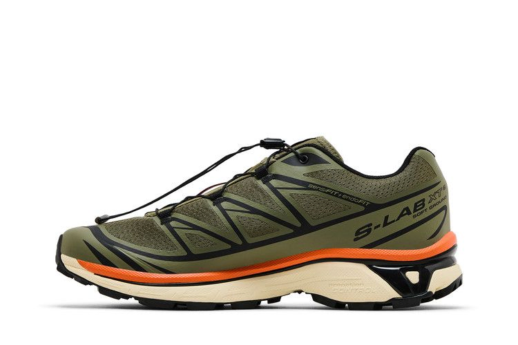 Кроссовки Salomon XT-6 'Deep Lichen Green Marmalade'