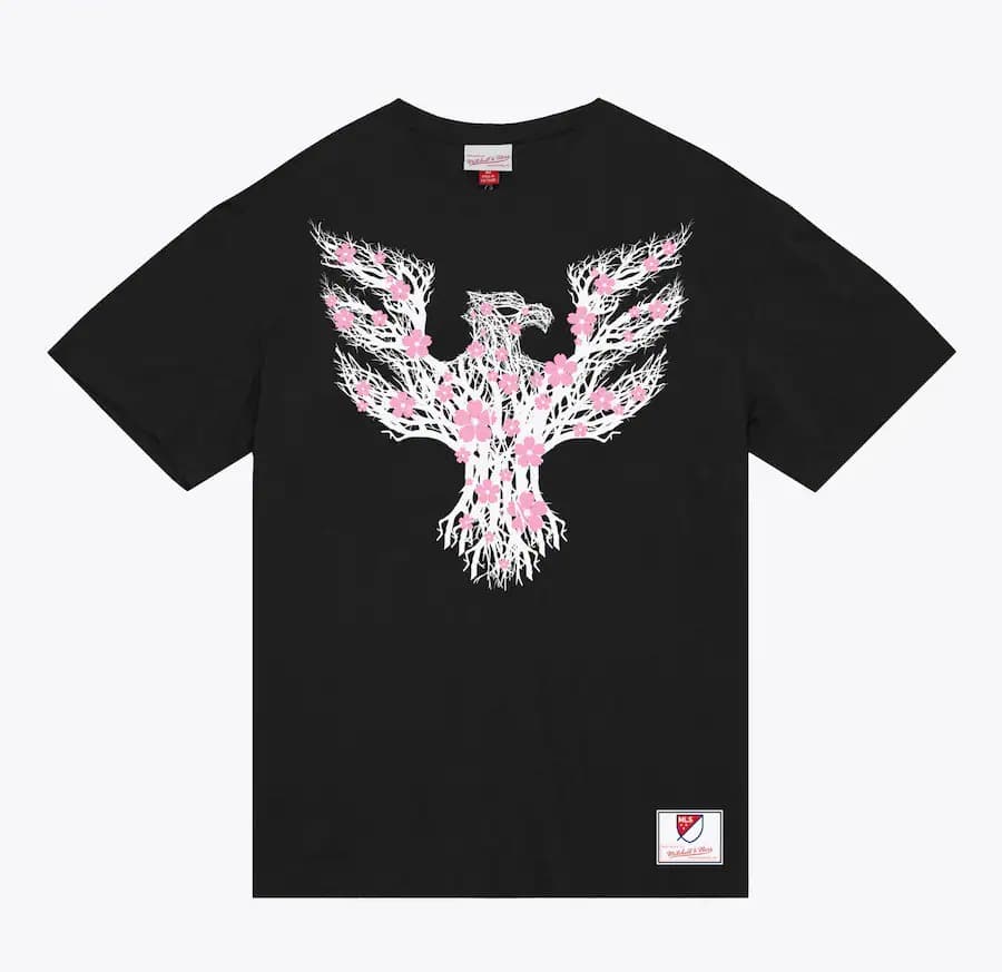 Футболка Mitchell & Ness Black D.C. United Cherry Blossom T-Shirt