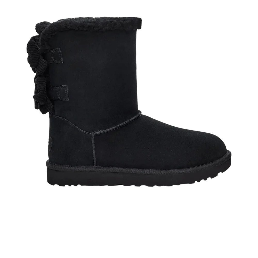 Кроссовки UGG Wmns Bailey Corduroy Bow 'Black'