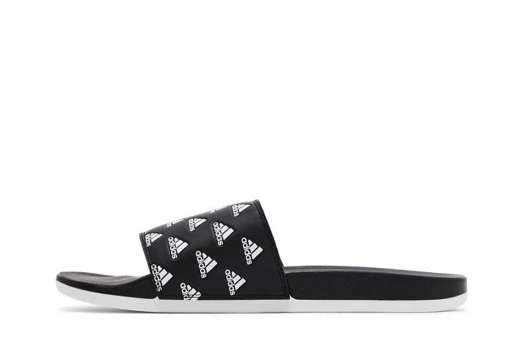 Adidas Adilette Comfort Slide 'Repeat Logo - Black'