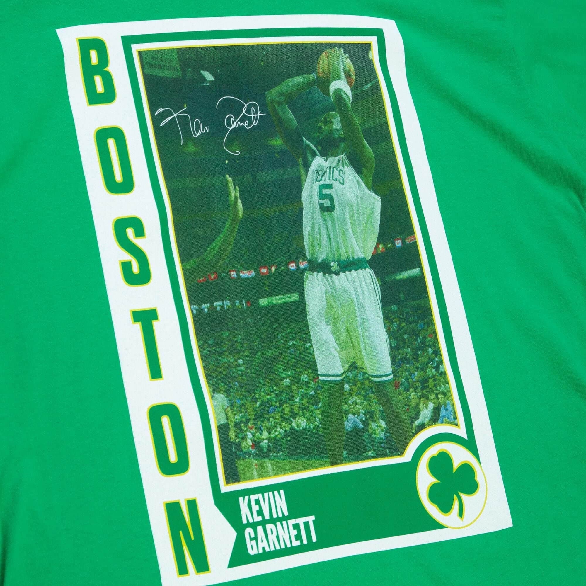 Футболка Mitchell & Ness Retro Card Boston Celtics Kevin Garnett T-Shirt
