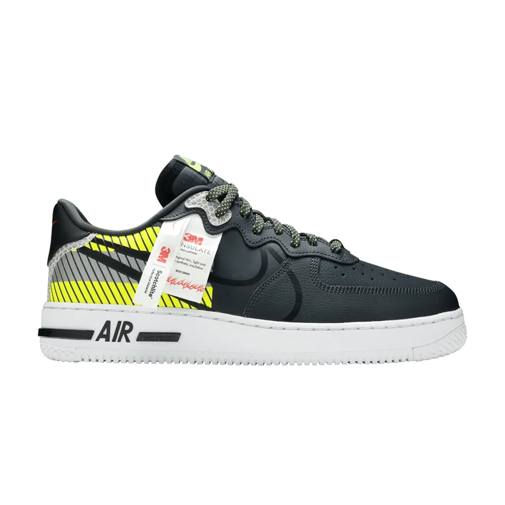 Krossovki-3M-x-Nike-Air-Force-1-React-LX-Anthracite-Volt