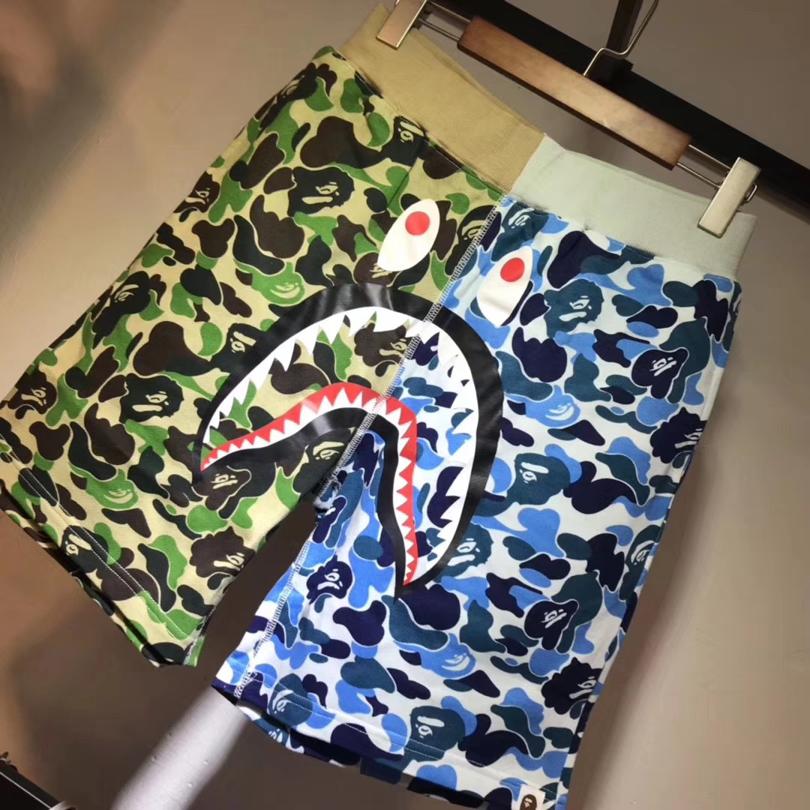 BAPE-ABC-Split-Shark-Shorts-Green-Blue-3