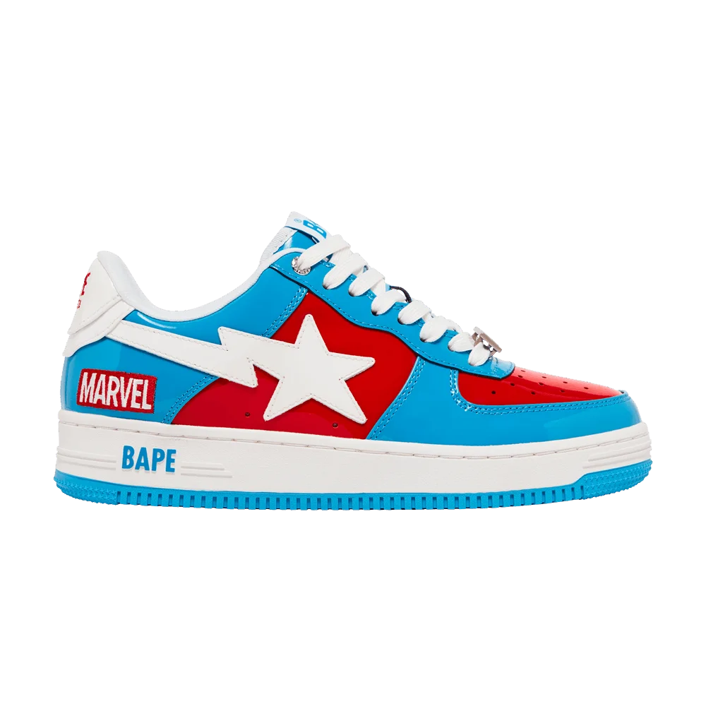 Krossovki-Marvel-Comics-x-Bapesta-FS-001-Low-Captain-America