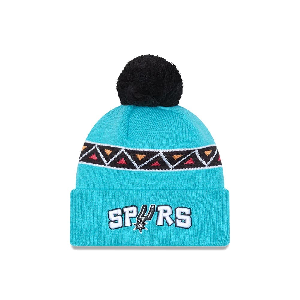 New-Era-San-Antonio-Spurs-2023-Alternate-City-Edition-Pom-Knit-NBA-Beanie-1
