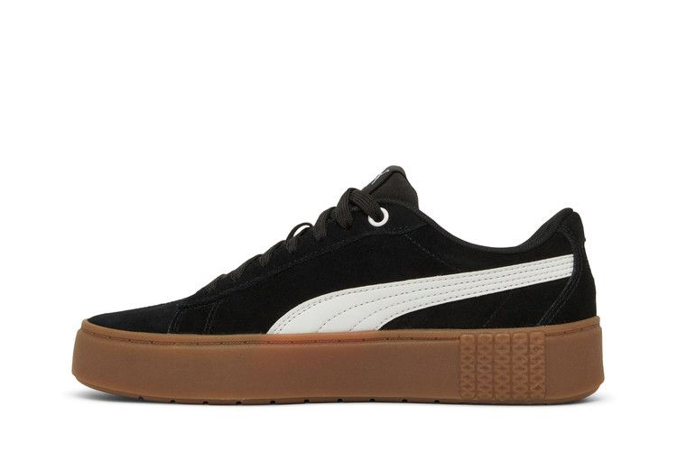 Кроссовки Puma Wmns Smash Platform v2 Suede 'Black Gum'
