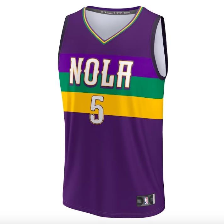 2022-23-New-Orleans-Pelicans-5-Herbert-Jones-Fastbreak-City-Purple-Jersey-2