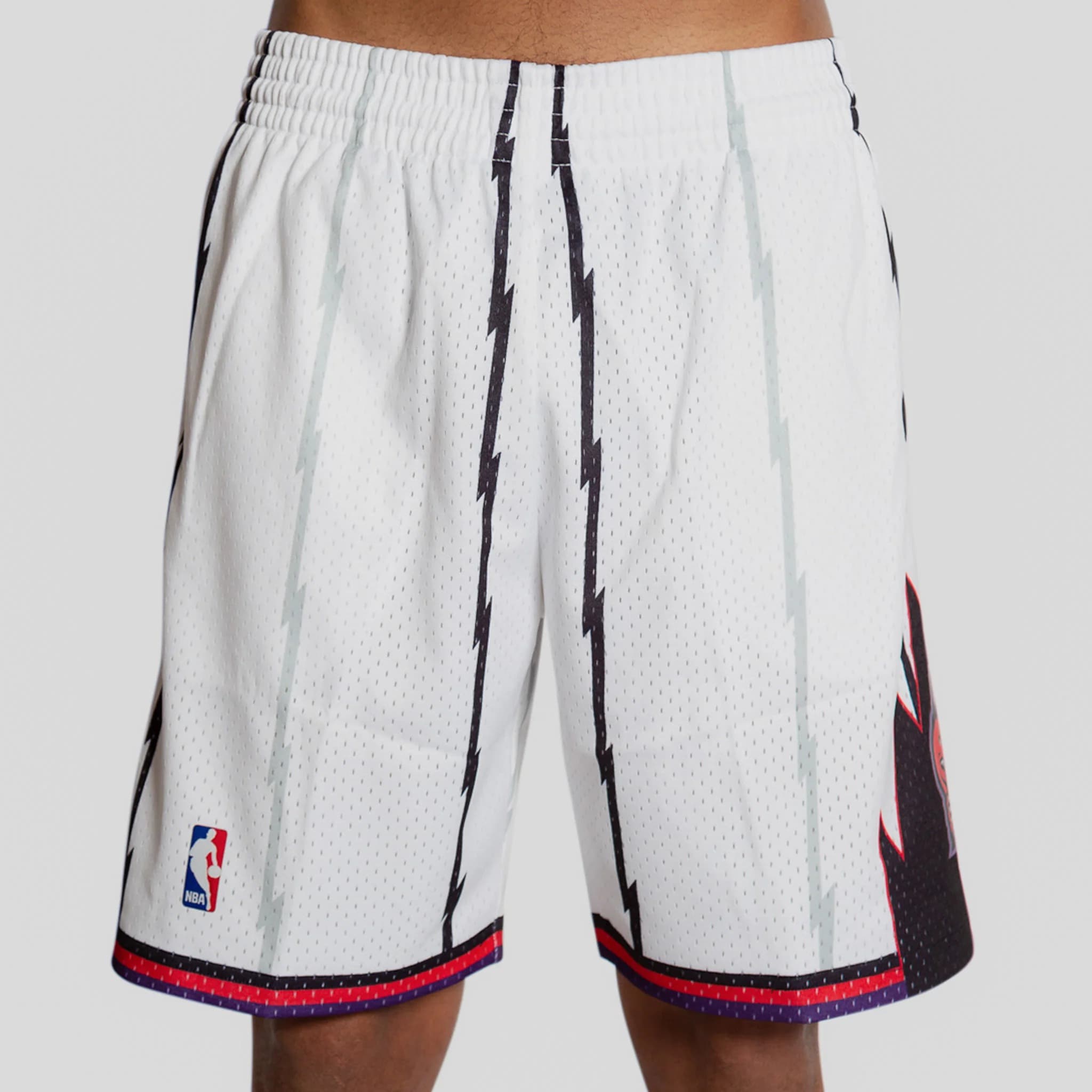 Спортивные шорты Mitchell & Ness Toronto Raptors 1998-99 Hardwood Classics Throwback Swingman NBA White Shorts
