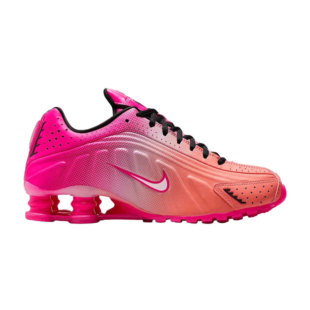 Krossovki-Nike-Wmns-Shox-R4-Hyper-Pink-Black
