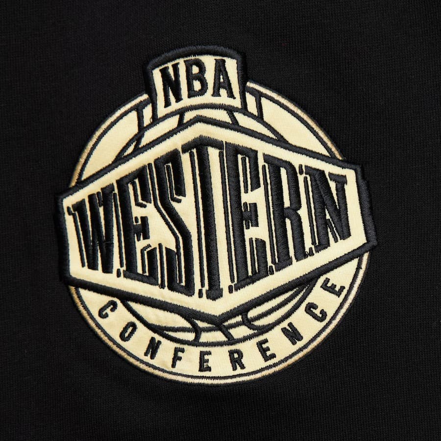 Худи Mitchell & Ness Black Los Angeles Lakers Team OG 2.0 Vintage Logo Fleece Pullover Hoodie