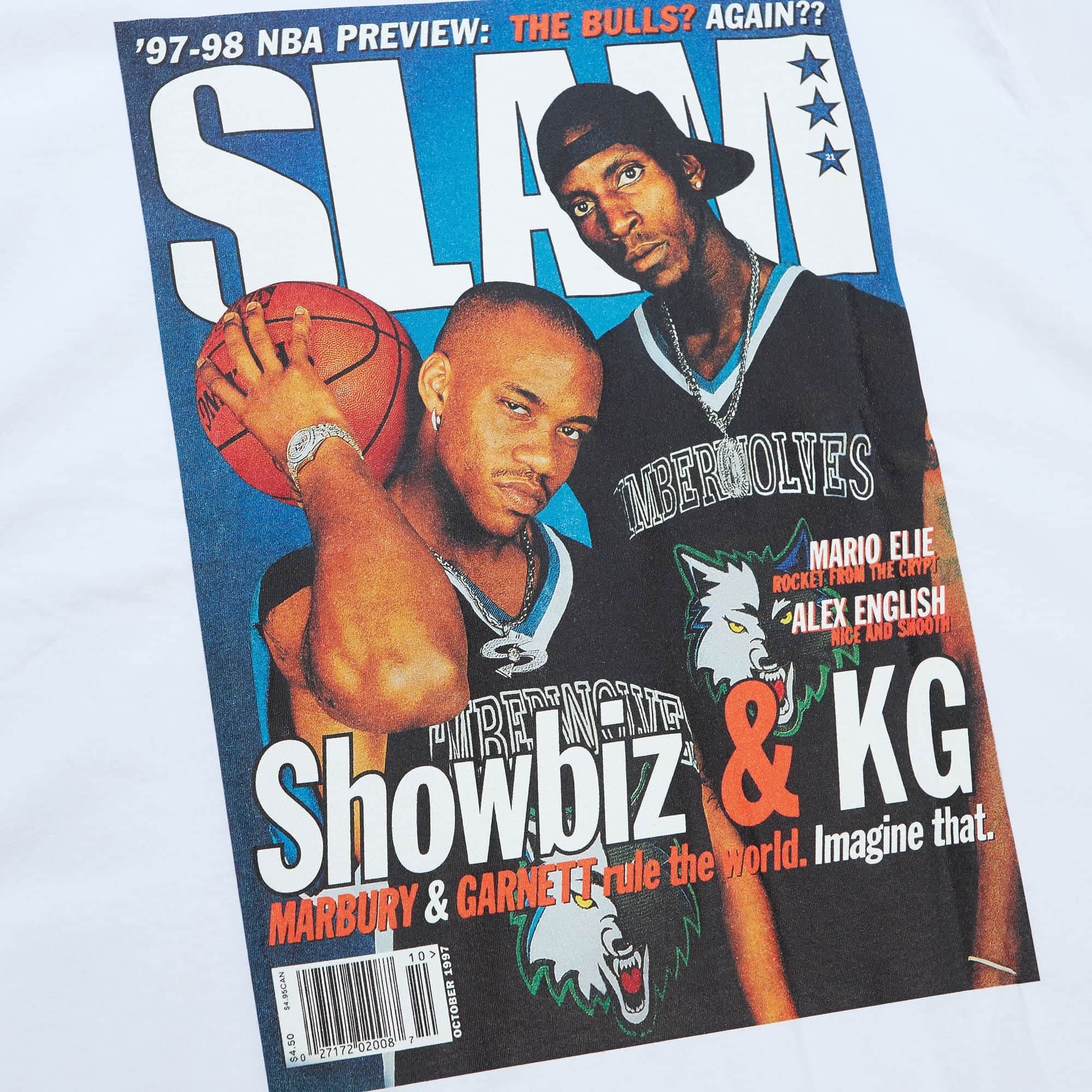 Футболка Mitchell & Ness Slam Cover Minnesota Timberwolves T-Shirt