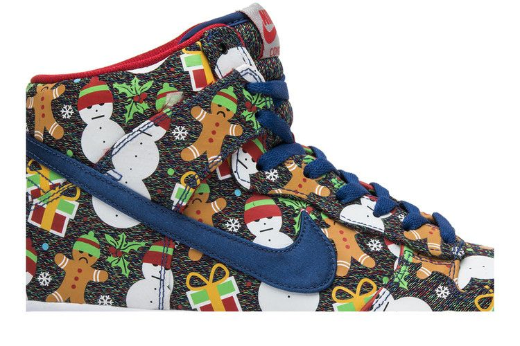 Кроссовки Concepts x Nike SB Dunk Pro High GS 'Ugly Christmas Sweater' 2017