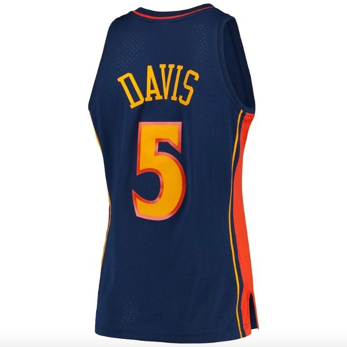 2006-07-Golden-State-Warriors-5-Baron-Davis-Mitchell-Ness-Navy-Jersey-3