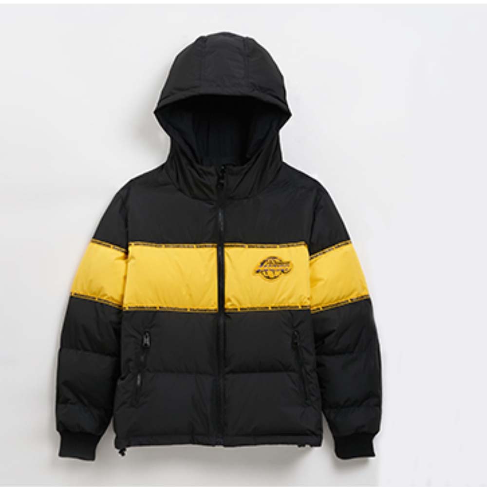 Пуховик 2020 Los Angeles Lakers Double-sided Down Jacket Unisex
