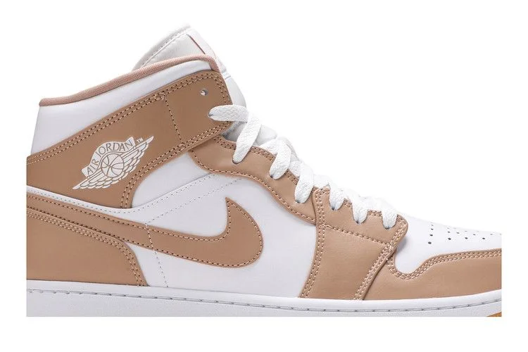 Кроссовки Air Jordan 1 Mid 'Tan Gum'