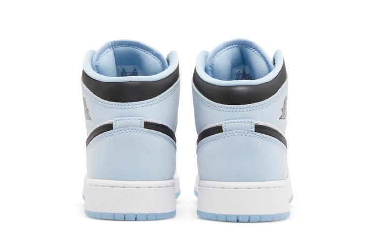 Кроссовки Air Jordan 1 Mid SE GS 'White Ice Blue'