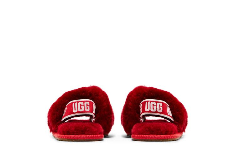 Кроссовки UGG Fluff Yeah Slide Toddler 'Ribbon Red'